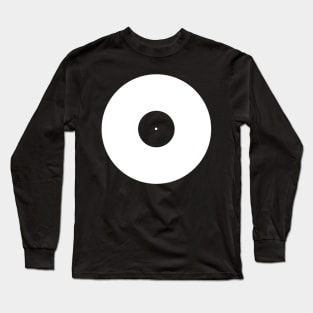 Minimal Vinyl Record Long Sleeve T-Shirt